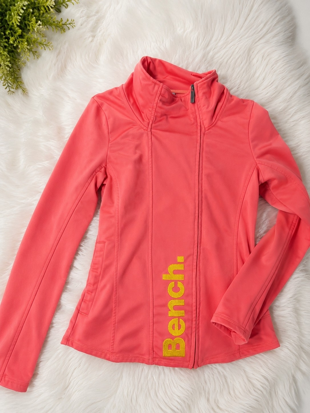 Bench Coral Pink Full-Zip Utility Jacket